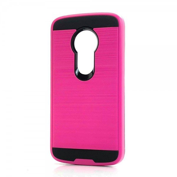 Wholesale Moto E5 Play / Cruise (2018) Armor Hybrid Case (Hot Pink)